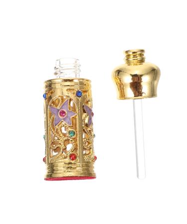 Ipetboom Essential Oil Empty Bottle Essential Oil Bottle Perfume Bottle Vintage Decor Arabic Perfumes for Women Mini Containers Glass Perfume Containers Portable Bottle Filling