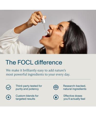 FOCL Restful Night Magnesium Sleep Supplement - Natural Sleep Aid Melatonin Free No Grogginiess Calm - Magnesium Supplement for Restorative Sleeping with Ashwagandha - Vegan Non GMO Cruelty Free - Buy Online on GoSupps.com