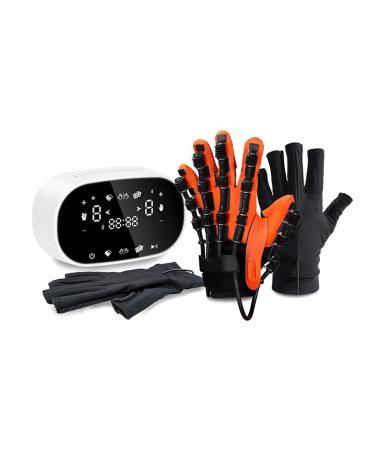 ZZBB Rehabilitation Robot Gloves Stroke Hemiplegia Finger Wrist Training Equipment Finger Straightening Brace Guard Protector for Patients with Hand Dysfunction Left Small