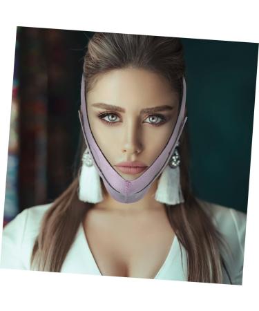 Beatifufu 1pc Thin Face Belt Slimming Face Bandage Lift Double Chin Reducer Device Double Chin Strap Strap Tape Band Lifting Belt Flower Claw Clips Cr 60X10.5X1cm pink - Buy Online on GoSupps.com