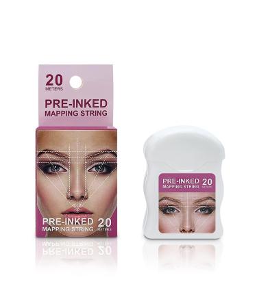 Pinkiou Eyebrow Mapping String for Microblading | Pre-Inked Brow Map Line Tool for Permanent Makeup and Tattoo Artists - Buy Online on GoSupps.com