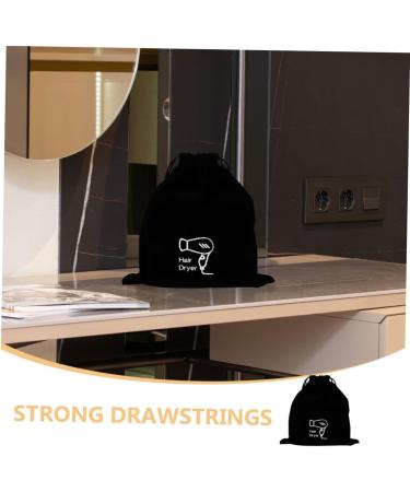 WOONEKY 2pcs Velvet Bag Drawstring Bag Hair Dryer Bag Hair Dryer Travel Pouch Hair Tools Travel Bag Travel Bag for Blow Dryer and Hair Tools Makeup Brush Bag Hair Dryer Attachments Storage - Buy Online on GoSupps.com