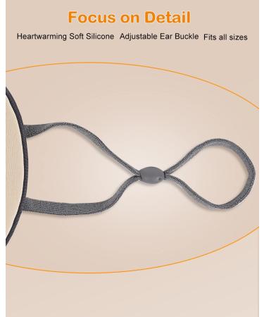 Double-Sided Hochoek Ice-Cold-Silk Sleep Mask - Classic Grey/Deep Rock Ash+Green/Beige+Dark Blue/Light Pink - Buy Online on GoSupps.com