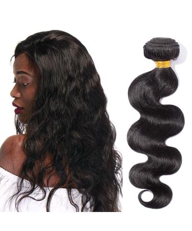 Sego Brazilian Human Hair Bundles Real Hair Body Wave Weave Virgin Extensions 100% unprocessed Brazilian natural black 10 "-1 bundle
