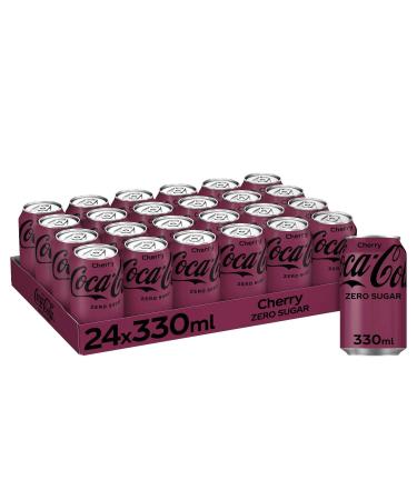 Coke Zero No Sugar Cherry 330ml (24)