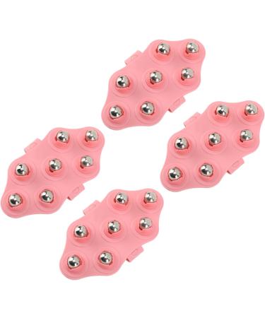 4-Piece Massage Set: Shaped Shoe Rolling Ball Hand Massager & Glove with 7 Magnetic Roller Balls for Ultimate Body Relaxation - Buy Online on GoSupps.com