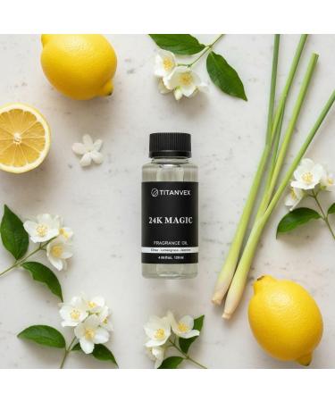 24K Magic Hotel Collection Diffuser Oil - Waterless Diffuser Oil Refill for Cold Air Use - Hotel Diffuser Oil Fragrance - Vegan and Safe Formula 4oz 24k Magic 4.06 Fl Oz (Pack of 1) - Buy Online on GoSupps.com