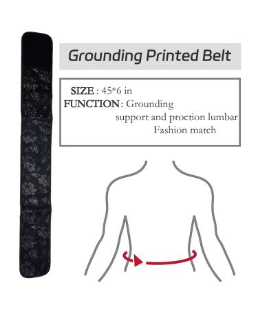 Grounding Mat & Belt Band - Lumbar Support Pad for Back Pain Relief | Enhance Overall Wellbeing | 45x6 IN - Buy Online on GoSupps.com