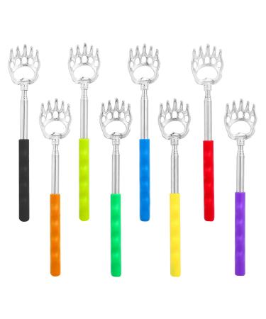 Back Scratcher Ohuhu 8 Pack Extendable Telescopic Bear Claw Back Itching Scalp Scratchers Massager, Portable Hand Massage Tool, Great Mother Father Gift Ideal - Buy Online on GoSupps.com