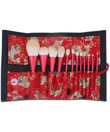 OXOAMP Makeup Brush 12 Set of Premium Synthetic Foundation Brush Mixed Face Powder Blush Eye Shadow Eyeliner Makeup Foundation Brushes - Buy Online on GoSupps.com