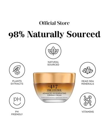 417 Dead Sea Cosmetics Time Control Firming Cream - Anti-Aging Skin Rejuvenation Tightens & Smooths Wrinkles Shea Butter All Natural & Vegan - 1.7 oz - Buy Online on GoSupps.com