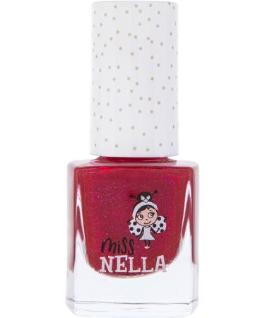 Miss Nella JAZZBERRY JAM Glitter Plum Nail Polish for Kids - Non-Toxic, Odour Free, Water Based Formula - Safe and Easy Peel Off for Children and Toddlers - Buy Online on GoSupps.com