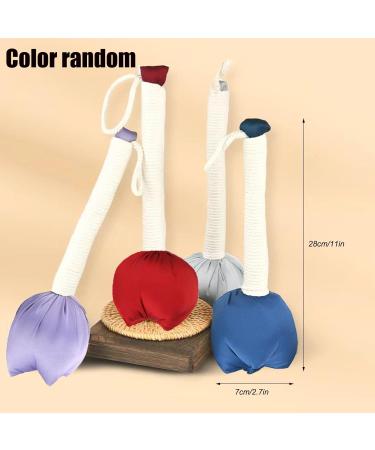 2 Pack Handmade Tulip-Shaped Massage Hammer | Relief for Back Shoulders Neck & Legs | Acupuncture Point Therapy for Fatigue - Random Color - Buy Online on GoSupps.com