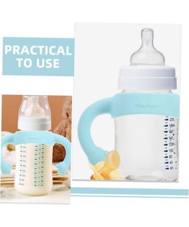 ifundom 10 Pcs Bottle Handle Bottle Grip Bottle Accessories Handle Bottle Grip Silicone Bottle Grip Milk Bottle Feeding Bottle 14.00X5.00X5.00CMx5pcs Sky-bluex5pcs - Buy Online on GoSupps.com