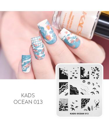 KADS Cute Nail Stamping Plate - Stencil for DIY Nail Art & Decoration | OC013 - Buy Online on GoSupps.com