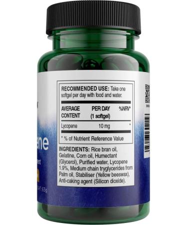 Swanson Lycopene 10mg - 120 Softgels | High Potency Antioxidant Supplement - Buy Online on GoSupps.com