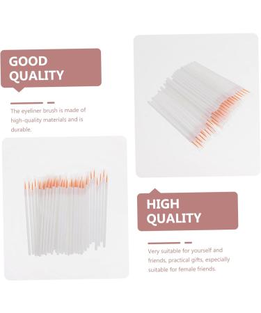 NOLITOY 100pcs Disposable Eyeliner Brush Makeup Brush Eyebrow Liner Brush Eye Makeup Accessory Accessories - Buy Online on GoSupps.com