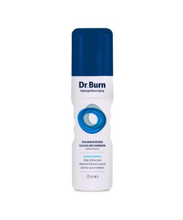 Dr Burn - Hydrogel Burn Relief Pump Spray Bottle 125ml Cools Soothes and Relieves Burns Scalds and Sunburn First Aid Burn Care Fast Acting Pain Relief with Natural Tea Tree Oil