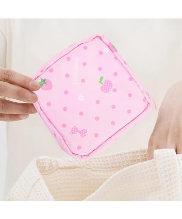 Healvian Outdoor Decor Napkin Storage 2pcs - Cute Cartoon Menstrual Pad Holder & Tampon Pouches for Women - Feminine Pad Disposal Bags - Buy Online on GoSupps.com