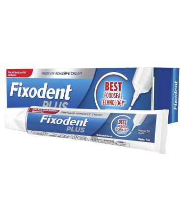 Fixodent Plus Denture Adhesive Food Seal 40g - Strong Hold Comfort & Freshness - Shop Internationally - Buy Online on GoSupps.com