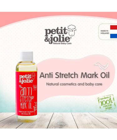 Petit&Jolie Anti-Stretch Mark Oil. Petit&Jolie Anti-Stretch Mark Oil has been formulated to help maintain skin elasticity and reduce the appearance of stretch marks. - Buy Online on GoSupps.com