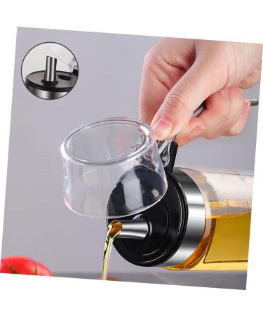 ABOOFAN Olive Oil Pourer Dispenser Vinegar Dispenser Bottle Glass Oil Bottle Oil Measuring Bottle Sauce Container Olive Oil Pour Spout Oil Dispenser Auto Salad Oil Salad Dressing 6.5x23.5cm As Shown - Buy Online on GoSupps.com