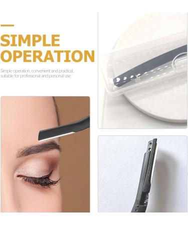 PopetPop 2 Set Precision Eyebrow & Facial Hair Trimmer - Razor Sharp ABS Cutter for Flawless Grooming | International Shipping Available - Buy Online on GoSupps.com
