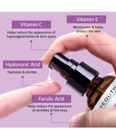 Yeouth Anti-Aging Super Serum - 1 fl oz (30 ml) | Youthful Skin Solution - Buy Online on GoSupps.com