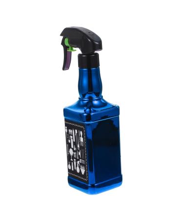 Beauty Electroplating Retro Watering Bottle Refillable Spray Bottle Hair Spray Bottle Haircut Spray Bottle Hair Salon Water Spray Bottle Plastic Vintage Wine Bottle Travel The Pet 6.5x6.5x23.5cm Blue