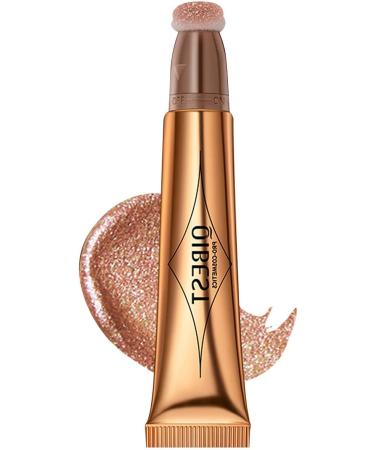 Liquid Blush Beauty Wand Blush Highlighter Stick Cream C-ontour Sticks with Cushion Applicator Highlighter Makeup Stick Glitter Liquid C-ontouring for Face Eye and Body 6# - Buy Online on GoSupps.com