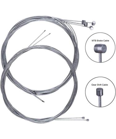 YAKAMOZ 2-in-1 Universal Bike Shift Derailleur & Brake Cable Kit for Cycling Repair - Mountain/Road Bike Replacement Parts - Buy Online on GoSupps.com