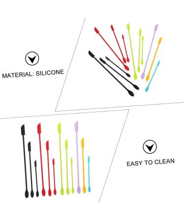 CIMAXIC 12ST Silicone Scraper for Cosmetic Bottles | Long Handle Make-Up Scrub & Cake Cream Spatula | Perfect for Peeling Gel & Dessert - Buy Online on GoSupps.com
