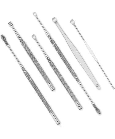 Ear Cleaning Kit Ear Wax Removal Kit Ear Cleaner Soft-Headed Adult Electric Suction Ear Wax and Ear Picker Ear Pick 6pc Ear Cleaning Tools 3X Ear Pick 2X Ear Loops & 1x Spiral Ear Cleaner - Buy Online on GoSupps.com