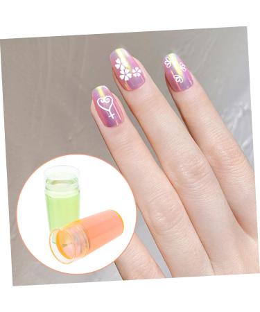 Housoutil 2sets Nail Stamp Set Nail Art Tools Beauty Tools Nail Tools for Nail Art Manicure Tool Image Plate Stamping Manicure Stampers Nail Kit Round Scraper Set Silica Gel 3x3cm As Shown 1 - Buy Online on GoSupps.com