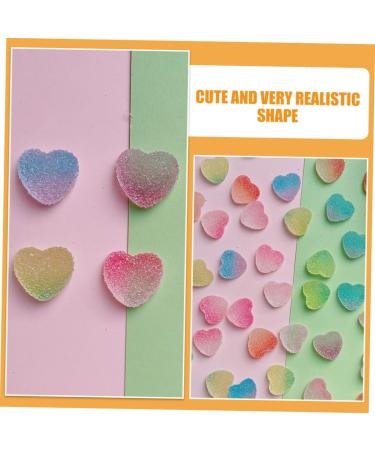 Vaguelly 50pcs Simulation Gummies Faux Candy Fake Candy Home Forniture Decor Homedecor Models Candies Fake Soft Candy Desktop Soft Candy Model Fudge Props Material Decorate Resin - Buy Online on GoSupps.com