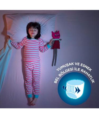 Huggies DryNites Girls Bedwetting Pyjama Pants 4-7 Years (10 Count) - Buy Online on GoSupps.com