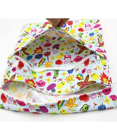 Egurs Elephant Purple Diaper Bag Wetbag Set - Large & Medium for On-the-Go Parents | International Shipping - Buy Online on GoSupps.com