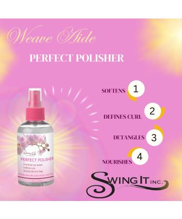 Buy Weave Aide Perfect Polisher 6 oz | Heat Protection & Moisture Shine Spray for Dry Dull Hair | International Shipping Available - Buy Online on GoSupps.com