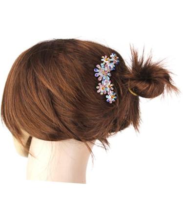 DOITOOL Tiara Hair Accessories Bridal Hair Comb Women Hair Comb Flower Hair Comb Wedding Women Hair Clip Rhinestones - Buy Online on GoSupps.com