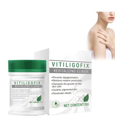 Finxenow TreatVitiligo Soothing Cream Natural Vitiligo Care Cream Improve Epidermal Melanocytes Dispose of White Spots on Skin (Color : 1PC)