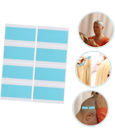 DRESSOOS 8 Sheets Seamless Hair Extensions Blotting Paper for Oily Skin Double Sided Adhesive Tape Hair Ties for Women Double Sided Sticky Tape Lace Tape Women's Wig Pu Front Lace - Buy Online on GoSupps.com