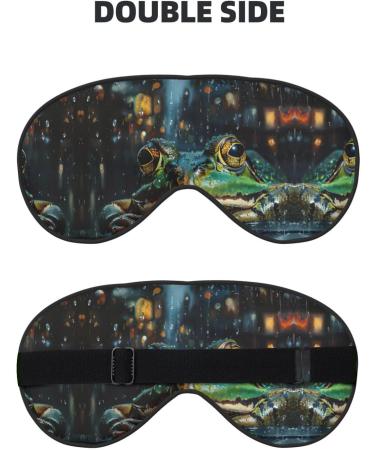 Frog & Rain Soft Sleep Eye Mask Breathable Eye Patch for Women | Perfect for Travel & Relaxation - Buy Online on GoSupps.com