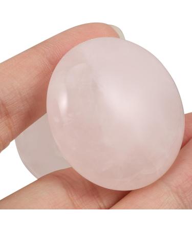 Doitool 2 Piece Gua Sha Face Tools | Jade Roller & Mushroom Stones for Facelift | Perfect Gift for Women - Pink - Buy Online on GoSupps.com