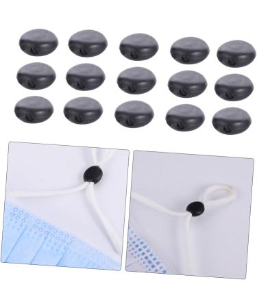 Buy Beaupretty 1000 Pieces Elastic Plastic Buckle - Round Cutting Buckle for Enhanced Elastic Interface | International Shipping Available - Buy Online on GoSupps.com