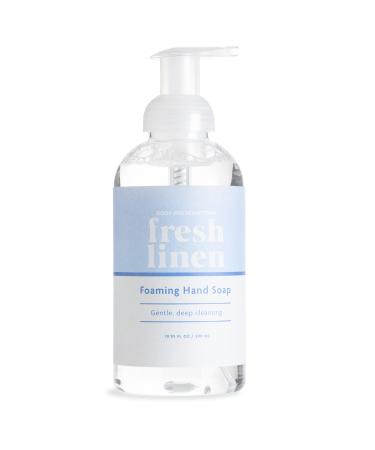 Fresh Linen Foaming Hand Soap | Gentle Deep Cleansing for Soft Clean Hands  590 ML | Body Presciptions