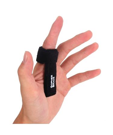 GOPHERBRACE Trigger Finger Splint - Support Brace for Broken, Strained, Sprained, Swollen Fingers - Arthritis, Tendinitis, Pain Relief - Buy Online on GoSupps.com