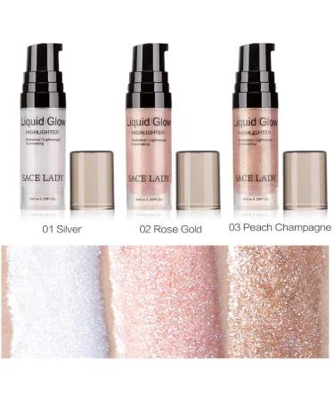 weixinbuy Glitter Shimmer Highlight Glitter Waterproof Glitter Waterproof Brighten Contour Makeup Great Choice and Gift for Girls - Buy Online on GoSupps.com