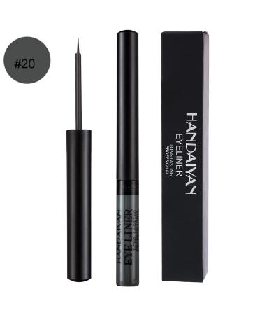 DekRion Liquid Eyeliner - High-pigmented Matte Grey Color | Waterproof Colored Eyeliner for Eye Makeup - Buy Online on GoSupps.com