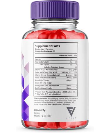 Keto-Zempic Gummies with Beet Root - Advanced Weight Loss Supplement with ACV - 60 Gummies - Buy Online on GoSupps.com