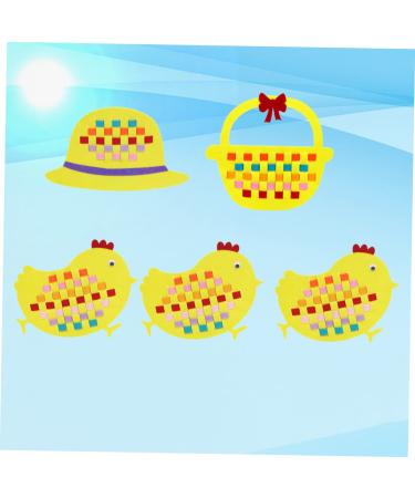 Didiseaon 5pcs Squiz Chicken Toy Set - Easter Party Favors & DIY Crafts | Non-Woven Fabric Baby Toys for Education & Puzzle Fun - Buy Online on GoSupps.com